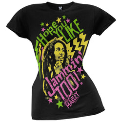 Bob Marley - Hope You Like Jammin Juniors T-Shirt