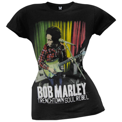 Bob Marley - Trenchtown Soul Juniors T-Shirt