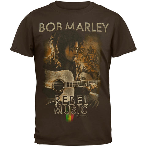 Bob Marley - Rebel Music Guitar T-Shirt