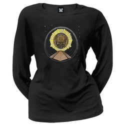 Grateful Dead - Aztec Stealie Juniors Slouch Long Sleeve T-Shirt