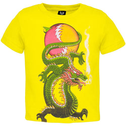 Grateful Dead - Lightning Bolt Dragon SYF Yellow Toddler T-Shirt