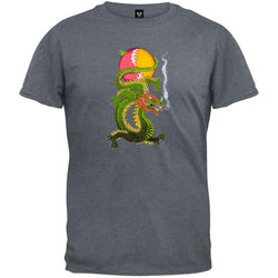 Grateful Dead - Lightning Bolt Dragon SYF Charcoal T-Shirt