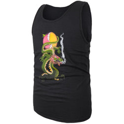 Grateful Dead - Lightning Bolt Dragon SYF Black Tank Top