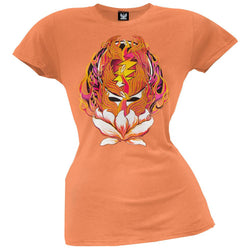 Grateful Dead - Phoenix Rising SYF Peach Juniors T-Shirt