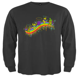 Grateful Dead - Rainbow Hoopers Black Toddler Long Sleeve