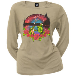 Grateful Dead - Terrapin Lake Khaki Ladies Long Sleeve