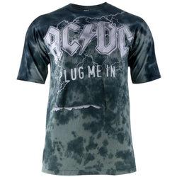 AC/DC - Plug Me In Tie-Dye T-Shirt