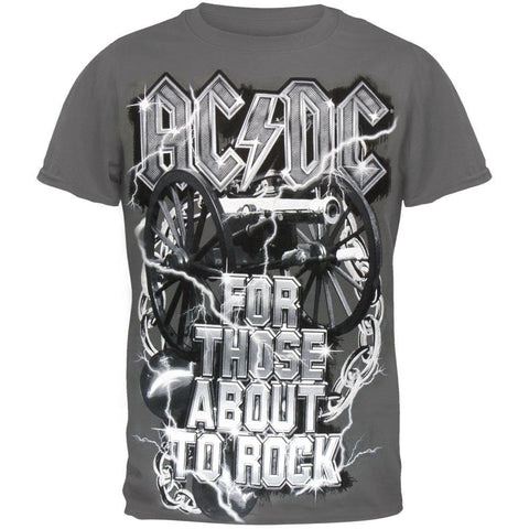 AC/DC - For Those About To Rock Gel Lightning T-Shirt