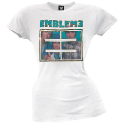 Emblem3 - Photo In Logo Juniors T-Shirt