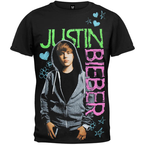 Justin Bieber - Felt Pen T-Shirt