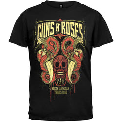 Guns N' Roses - Snakes & Skulls 2012 Tour T-Shirt