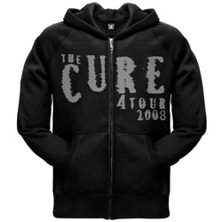 The Cure - Logo 2008 Tour Zip Hoodie