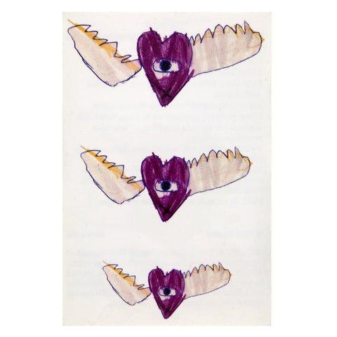 The Cure - Heart Wings Temporary Tattoos