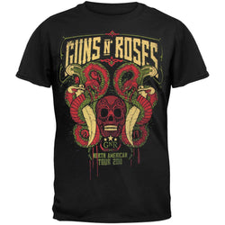 Guns N Roses-Snakes & Skull 2011 Tour Las Vegas T-Shirt