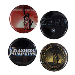 Smashing Pumpkins - Albums 4 Pack Button Set