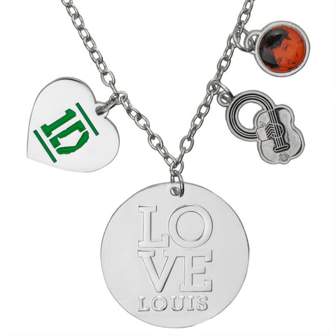 One Direction - Heart Louis Charm Necklace