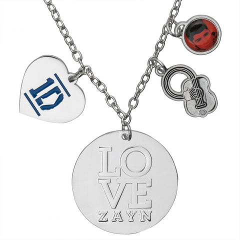 One Direction -  Heart Zayn Charm Necklace