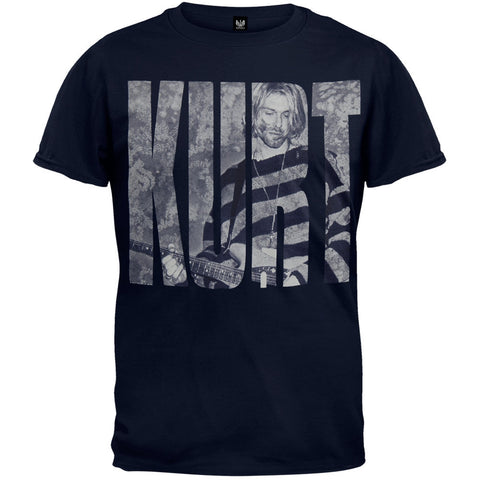 Kurt Cobain - Photo Logo T-Shirt