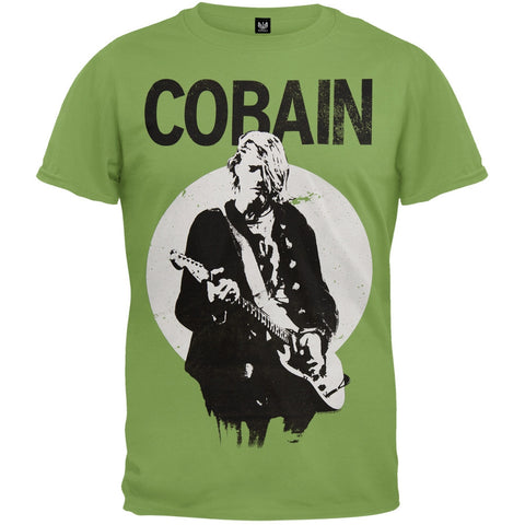 Kurt Cobain - Standing Guitar Photo T-Shirt