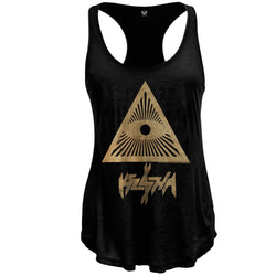 Ke$ha - Pyramid Eye Juniors Racerback Tank Top