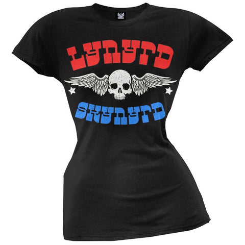 Lynyrd Skynyrd - Winged Skull Juniors T-Shirt