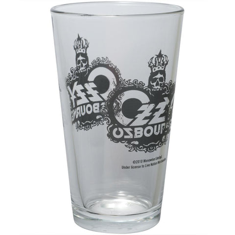 Ozzy Osbourne - Skull Crown Pint Glass