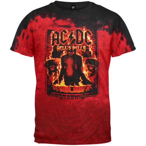 AC/DC - Burning Bells Tie Dye T-Shirt