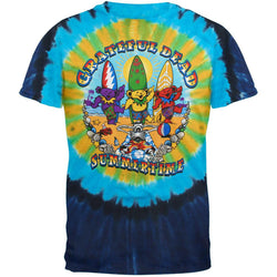 Grateful Dead - Beach Bear Bingo Tie Dye T-Shirt