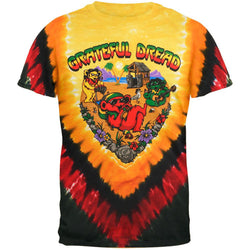 Grateful Dead - Positive Vibrations Tie Dye T-Shirt