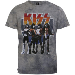 Kiss - Shock Me Grey Tie Dye T-Shirt