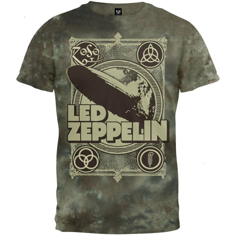 Led Zeppelin - Poster Tie Dye T-Shirt