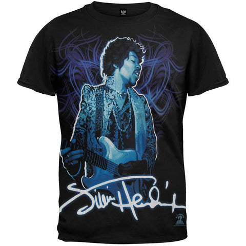 Jimi Hendrix - Blue Wild Angel Soft T-Shirt