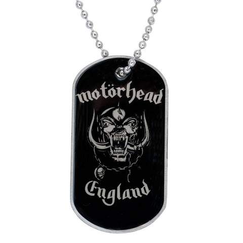 Motorhead - England Dog Tag Necklace