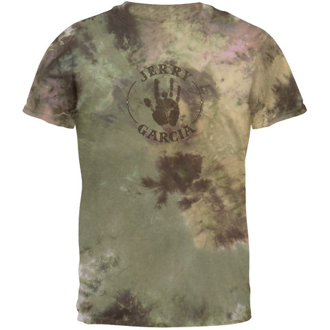 Jerry Garcia - Handprint Circle Tie Dye T-Shirt