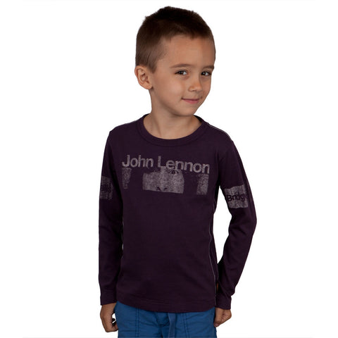 John Lennon - Vintage Portrait Youth Premium Long Sleeve T-Shirt