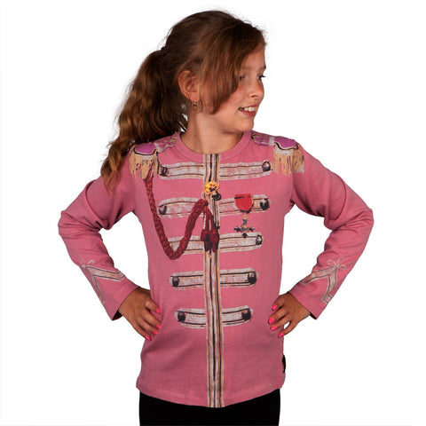 The Beatles - Sgt. Pepper Uniform Pink Premium Youth Long Sleeve