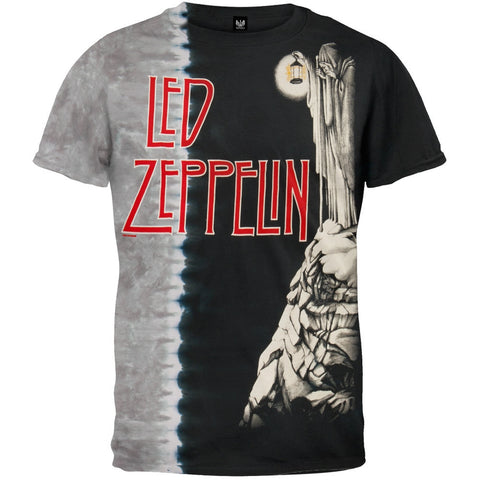 Led Zeppelin - Glow In The Dark Stairway Tie Dye T-Shirt