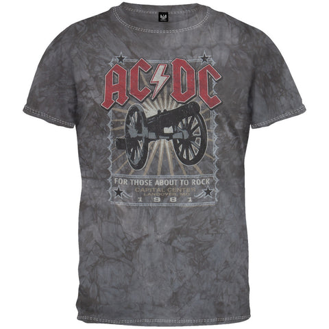 AC/DC - Landover 81 Salute Tie Dye T-Shirt