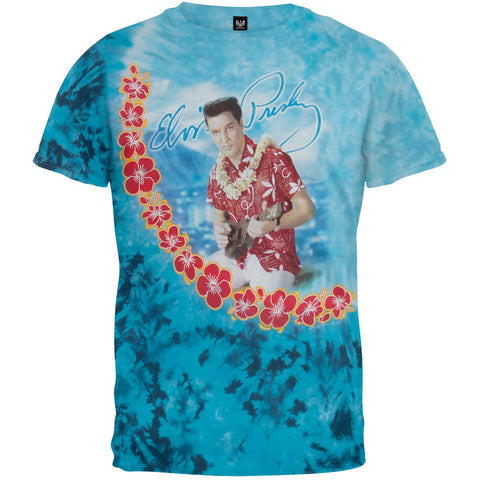 Elvis Presley - Blue Hawaii Big & Tall Tie Dye T-Shirt