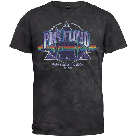 Pink Floyd - Time Tour 1973 Black Tye Die T-Shirt