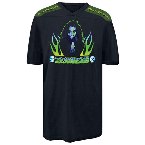 Rob Zombie - Praying Flames Football Jersey