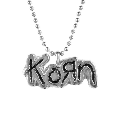 Korn - Die Cut Pendant - Chain Necklace