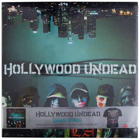 Hollywood Undead - Swan Songs Vinyl Record/T-Shirt Gift Set