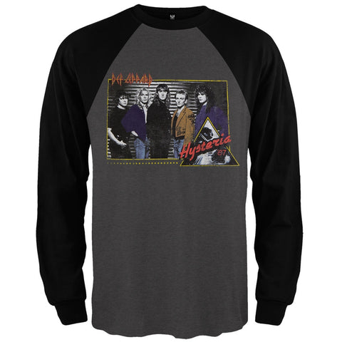 Def Leppard - Hysteria 1987 Soft Raglan T-Shirt