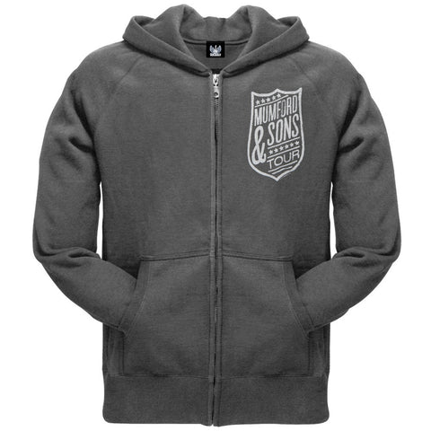 Mumford & Sons - Shield 2013 Tour Soft Grey Pullover Hoodie