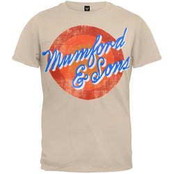 Mumford & Sons - Sun Script 2012 Tour Soft T-Shirt