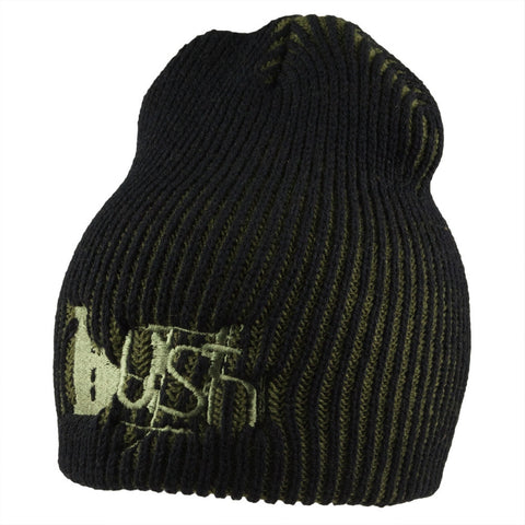 Bush - Logo Black & Olive Knit Hat