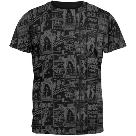 AC/DC - Tour Poster Art Black T-Shirt