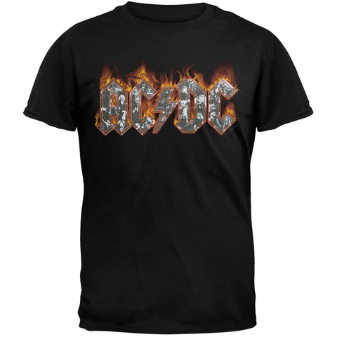 AC/DC - Concert Collage Logo T-Shirt