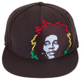 Bob Marley - Rasta Hair Brown Fitted Baseball Cap